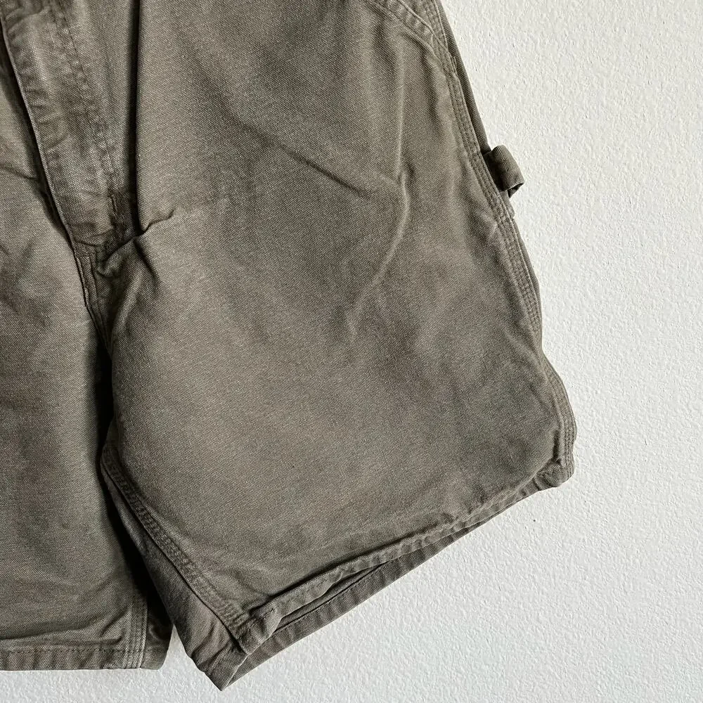 Carhartt B25 DES brown work wear carpenter shorts